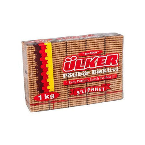 ULKER Potibor Tea Biscuits (5 Pack) 1kg
