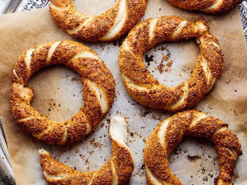 MODA Semi-Baked Frozen Turkish Bagel (Simit) 4pc