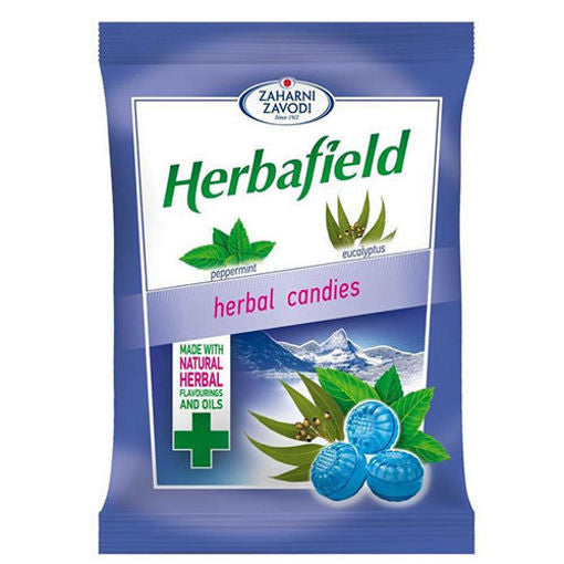 ZAHARDI ZAVODI Herbafield Peppermint & Eucalyptus Hard Candy 85g