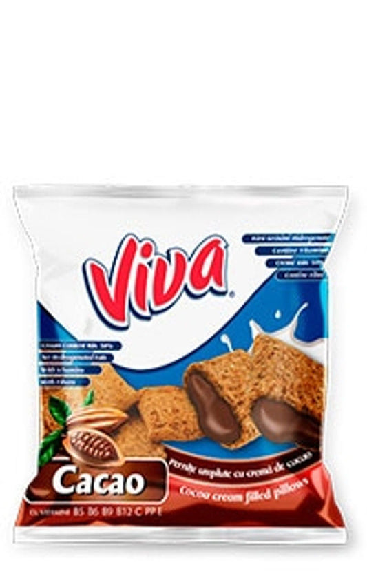 VIVA PILLOWS Cocoa cream snacks 200g