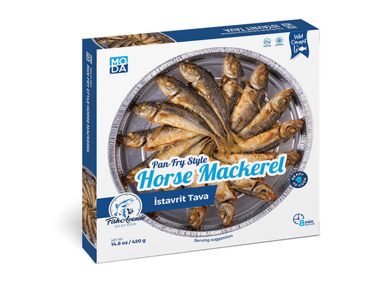 MODA Gutted Horse Mackerel (TAVA Temizlenmis Istavrit) 454g [Next Day Shipping Only]