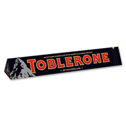 TOBLERONE Swiss Dark Chocolate w/Honey & Almond Nougat 100g