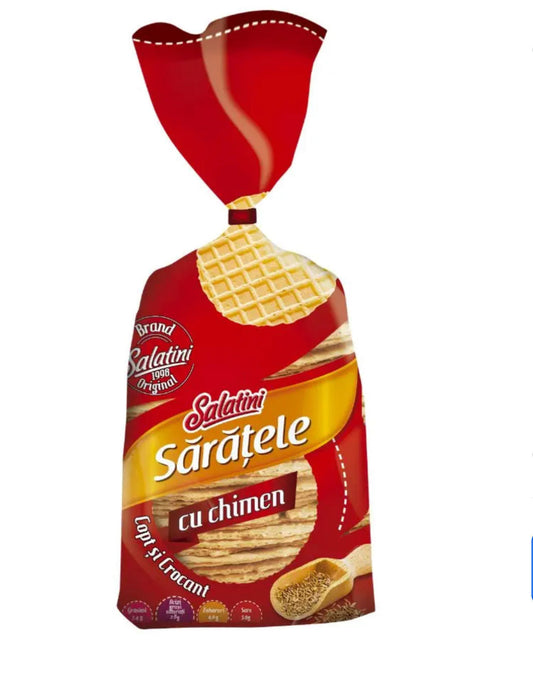 SALATINI Saratele Crackers Cu Chimen 110 g